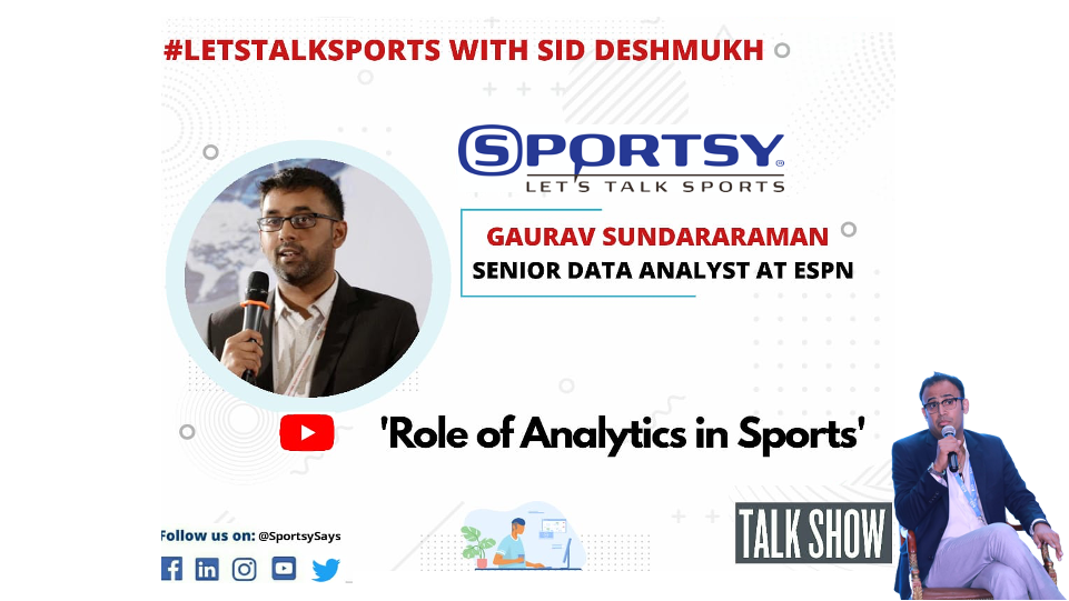 S1E13 | Role of Analytics in Sports - ft. Gaurav Sundararaman | Cricinfo | Cricket Analytics