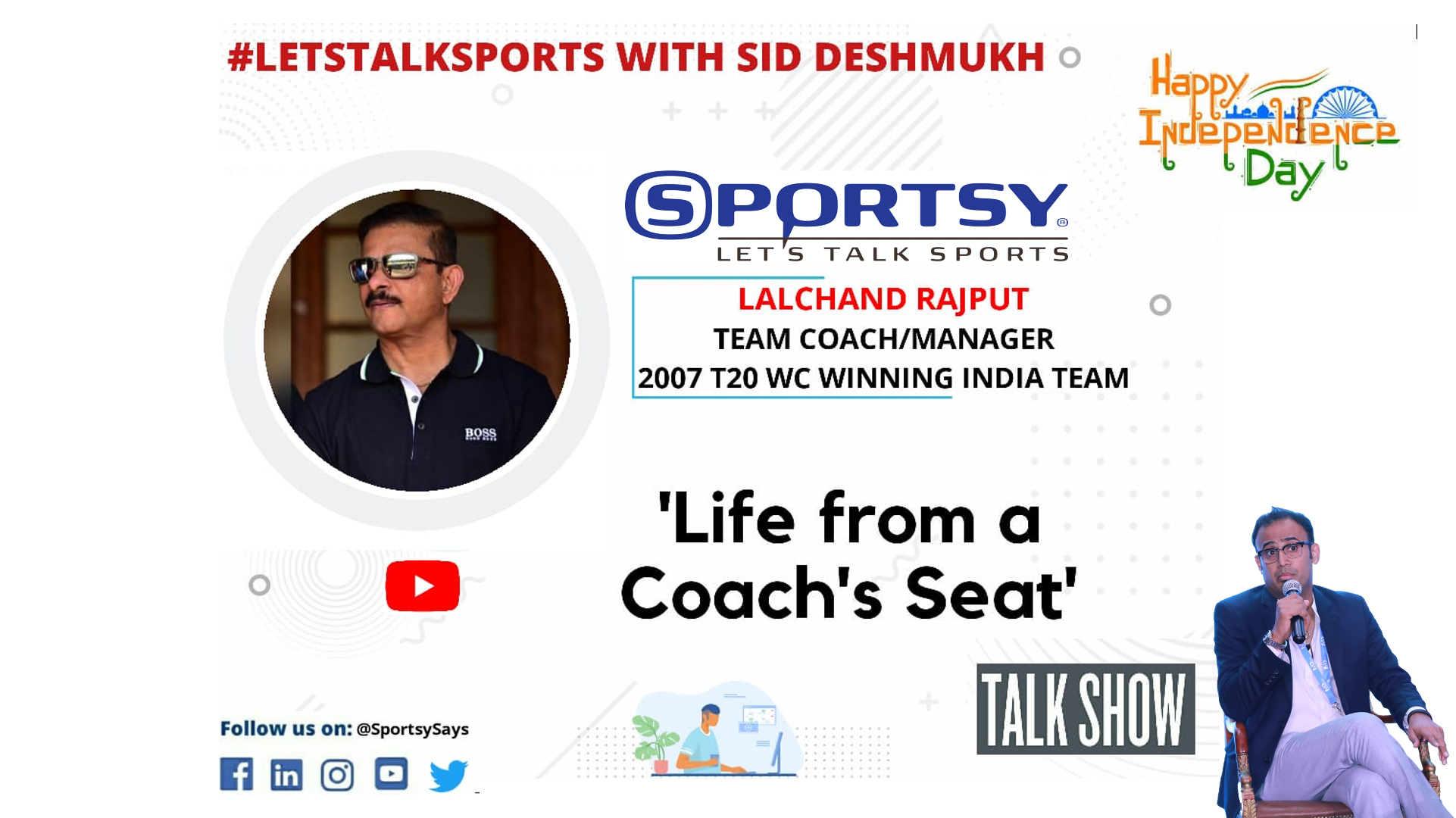 S1E20 | Life from a Coach's Seat - ft. Lalchand Rajput | ICC T20 WC 2007 | BCCI | AFC | IPL | MI