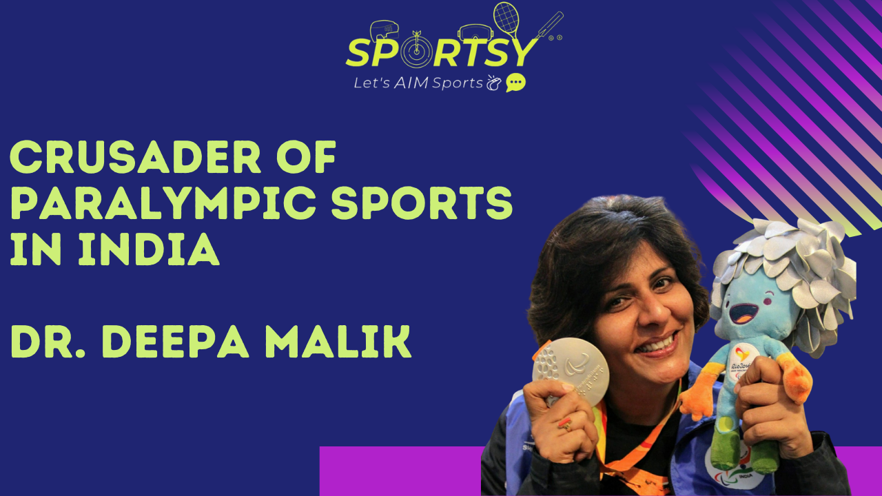 S2E28 | Crusader of Paralympic sports in india - ft. Dr. Deepa Malik | President PCI | Paralympian